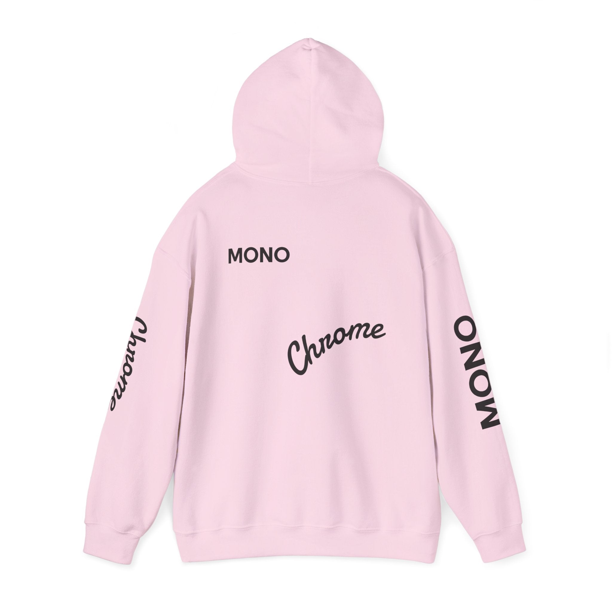 Hoodie — Minimal 'Chrome Mono' Logo Pullover