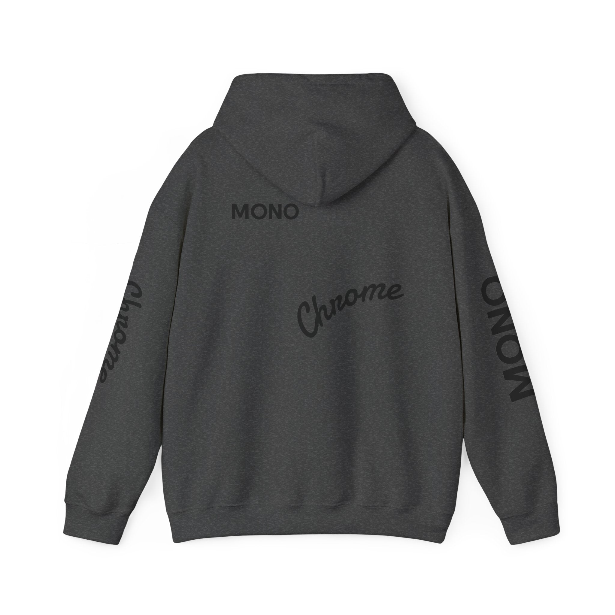 Hoodie — Minimal 'Chrome Mono' Logo Pullover