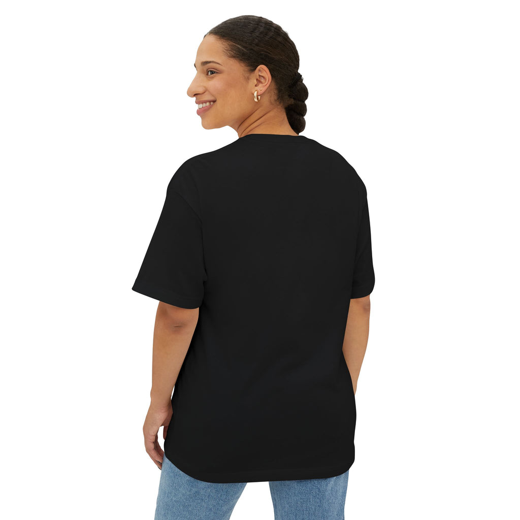 Mono Minimalist Tee — Simple Text Graphic Oversized T-Shirt
