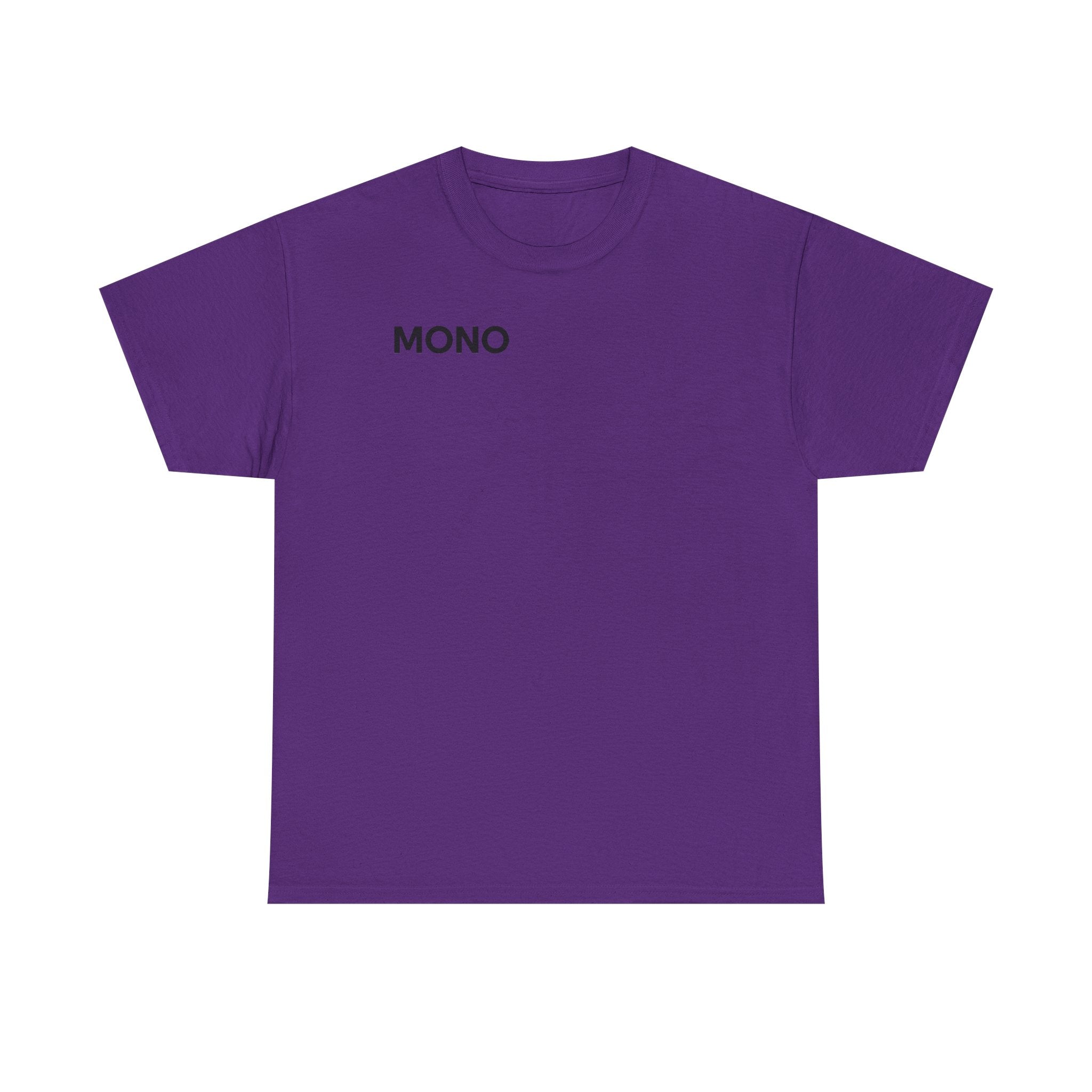 Mono Minimalist Graphic Tee — Small Chest Logo T‑Shirt
