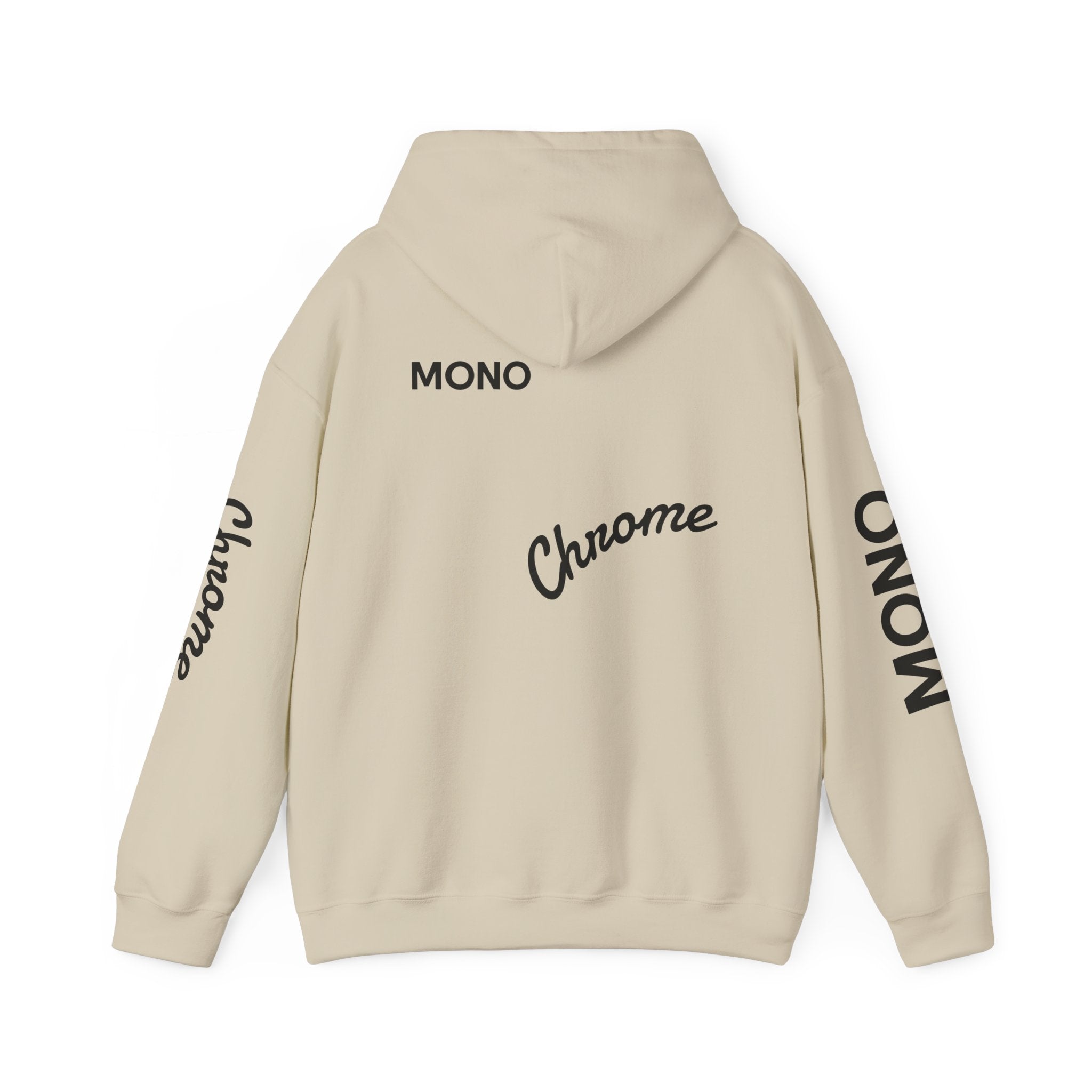 Hoodie — Minimal 'Chrome Mono' Logo Pullover