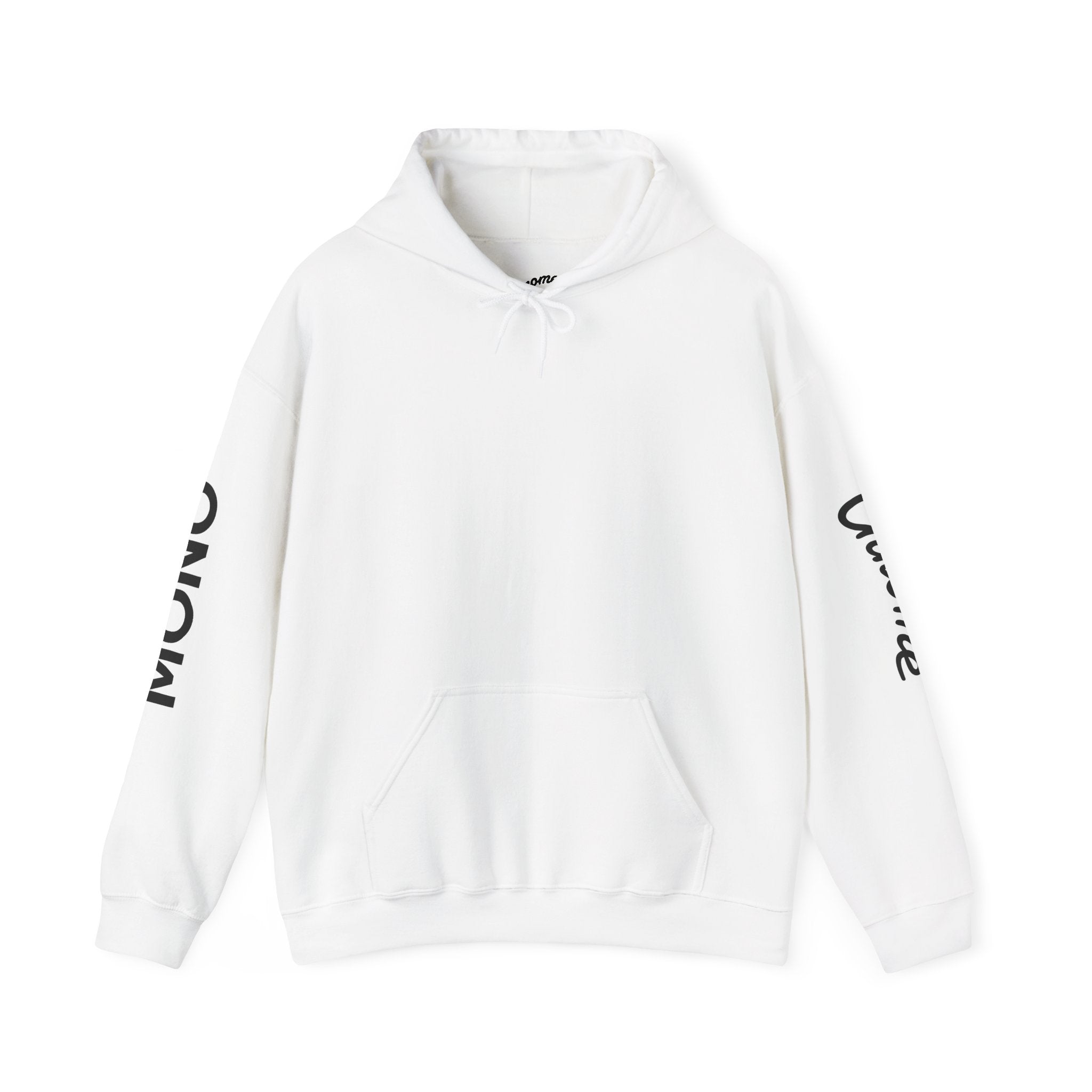 Hoodie — Minimal 'Chrome Mono' Logo Pullover