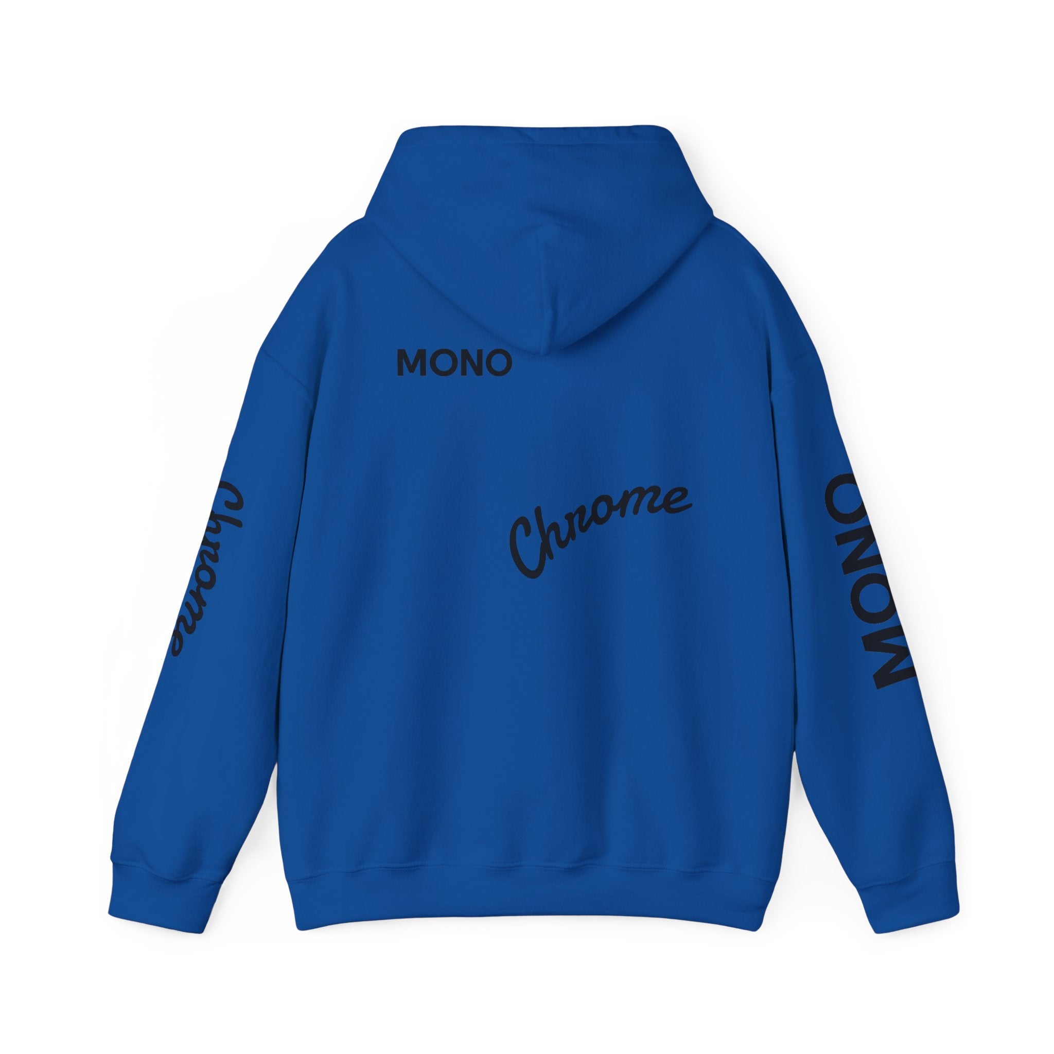 Hoodie — Minimal 'Chrome Mono' Logo Pullover