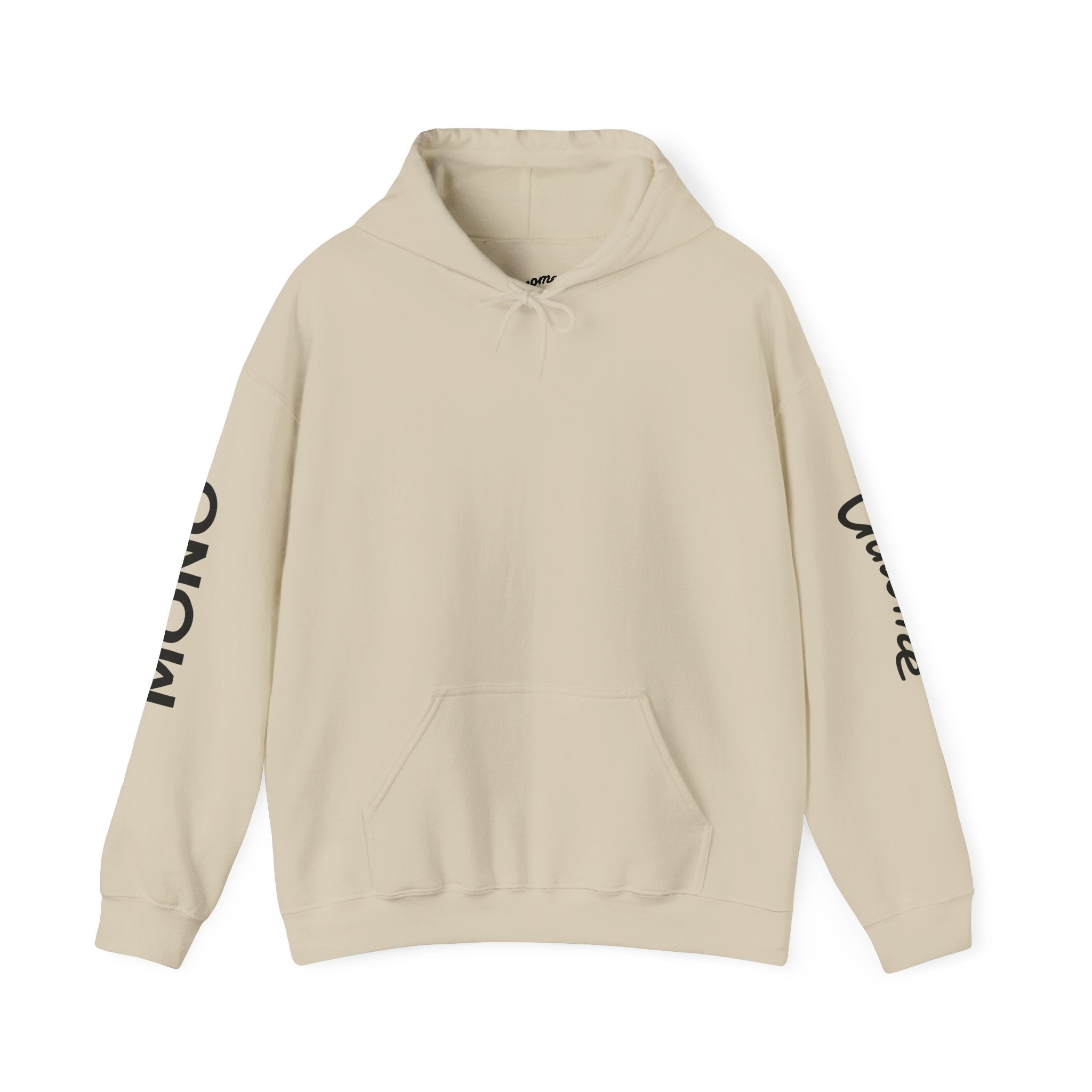 Hoodie — Minimal 'Chrome Mono' Logo Pullover