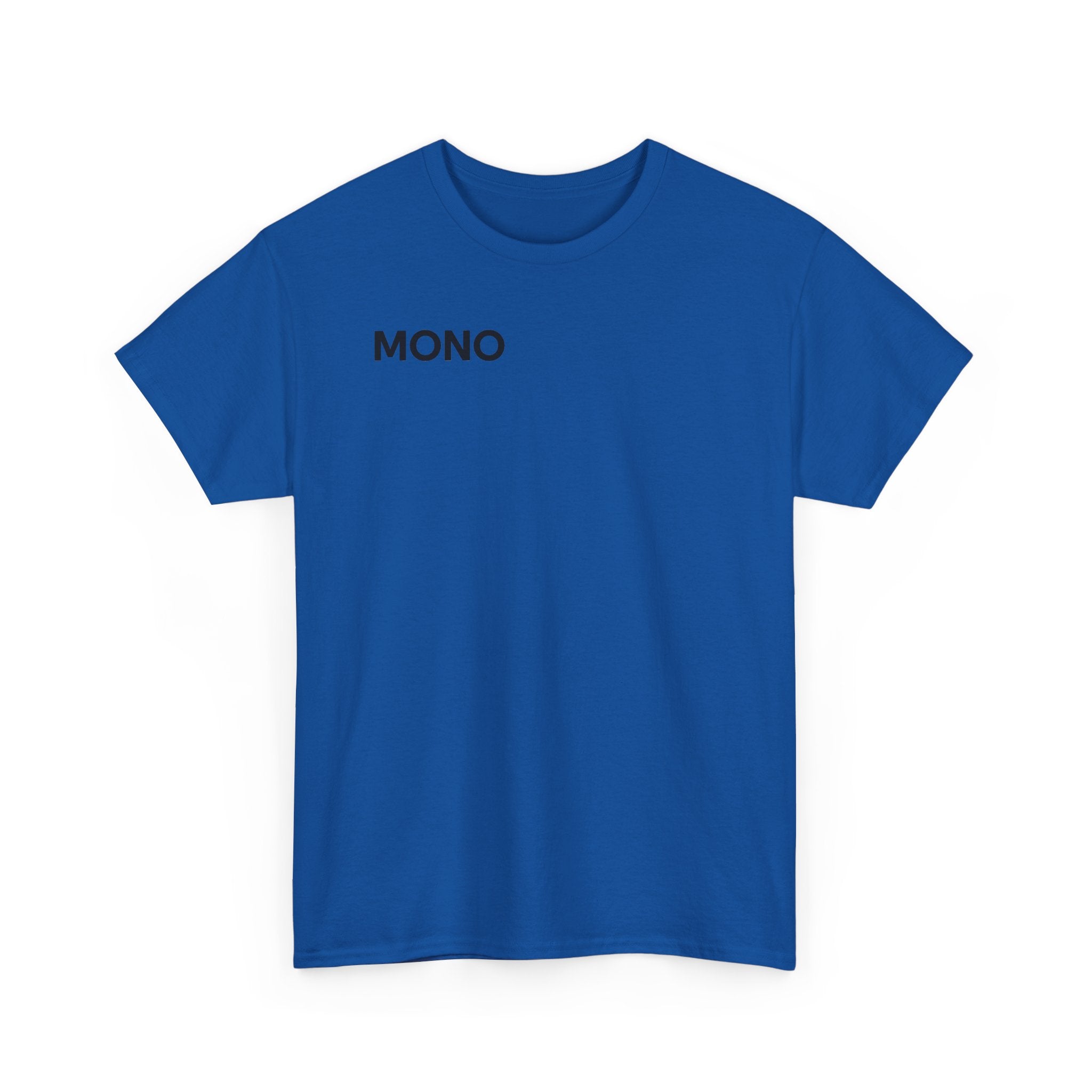 Mono Minimalist Graphic Tee — Small Chest Logo T‑Shirt
