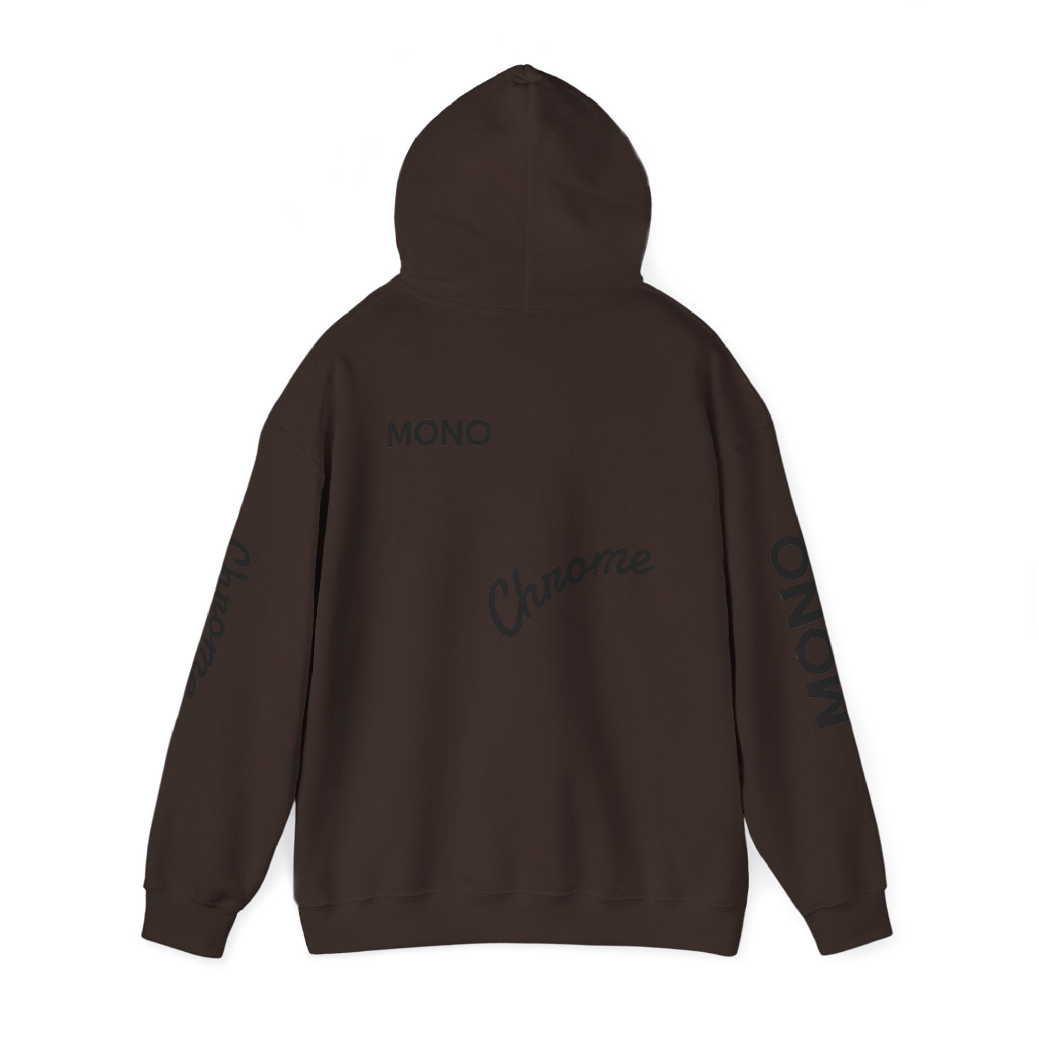 Hoodie — Minimal 'Chrome Mono' Logo Pullover