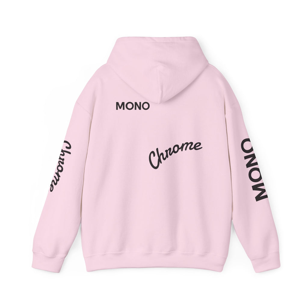 Hoodie — Minimal 'Chrome Mono' Logo Pullover