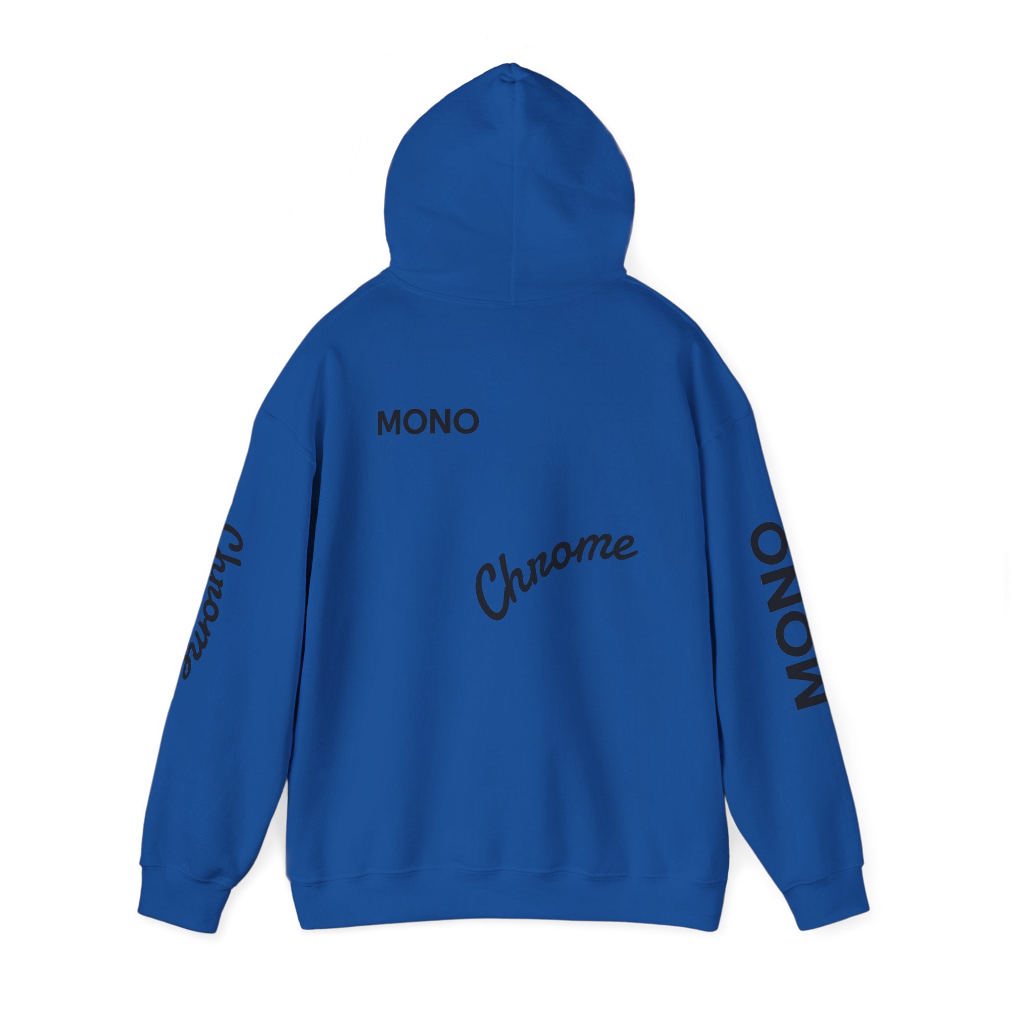 Hoodie — Minimal 'Chrome Mono' Logo Pullover