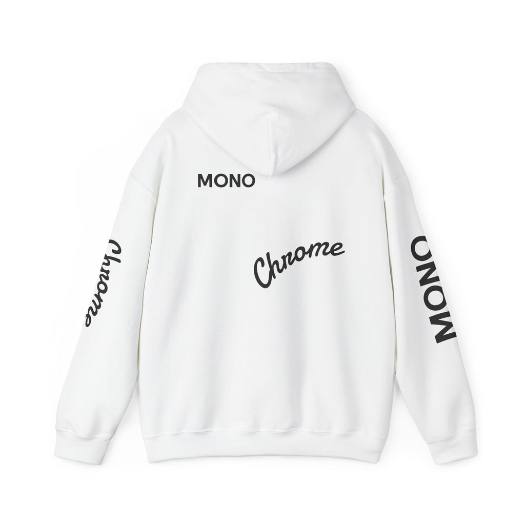 Hoodie — Minimal 'Chrome Mono' Logo Pullover