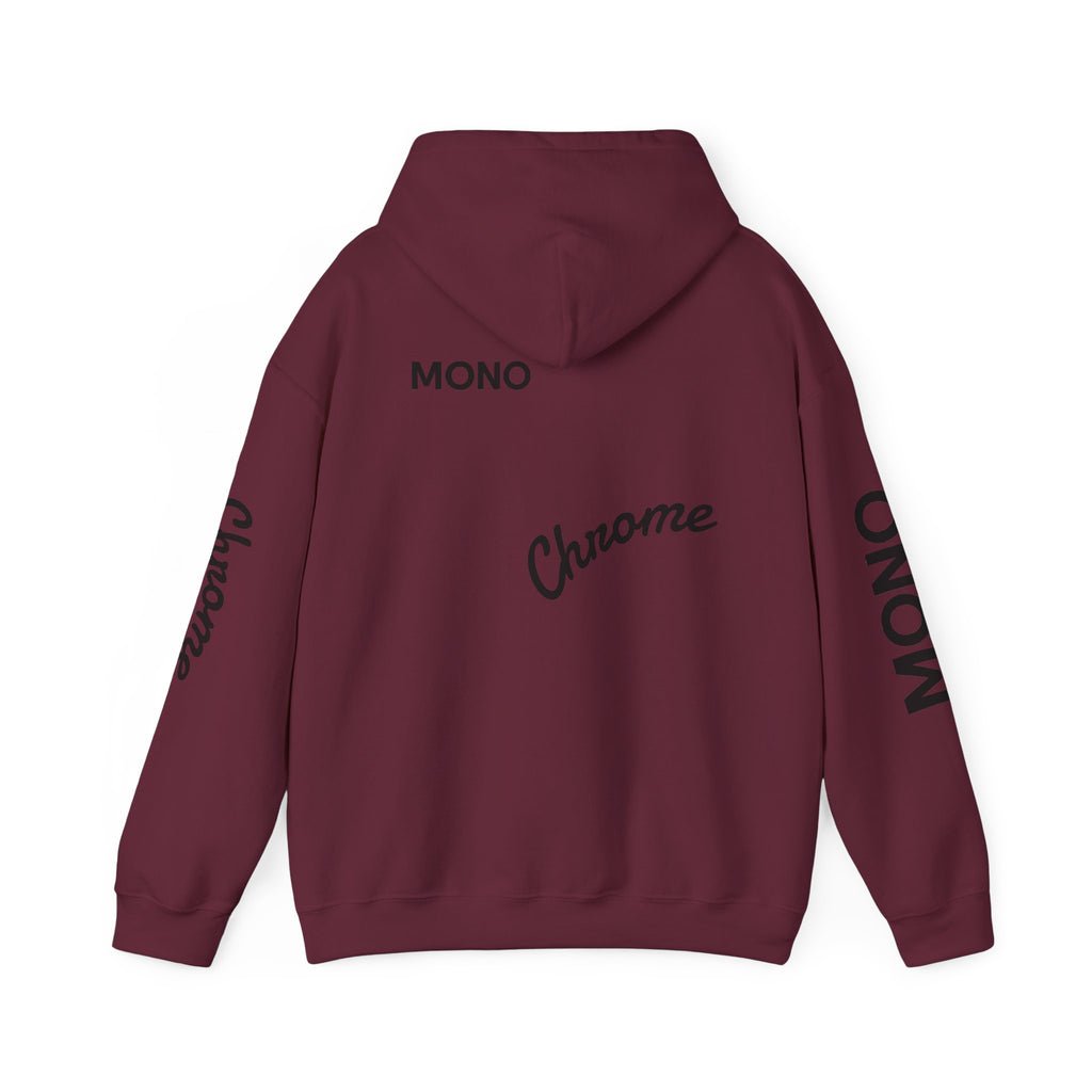 Hoodie — Minimal 'Chrome Mono' Logo Pullover