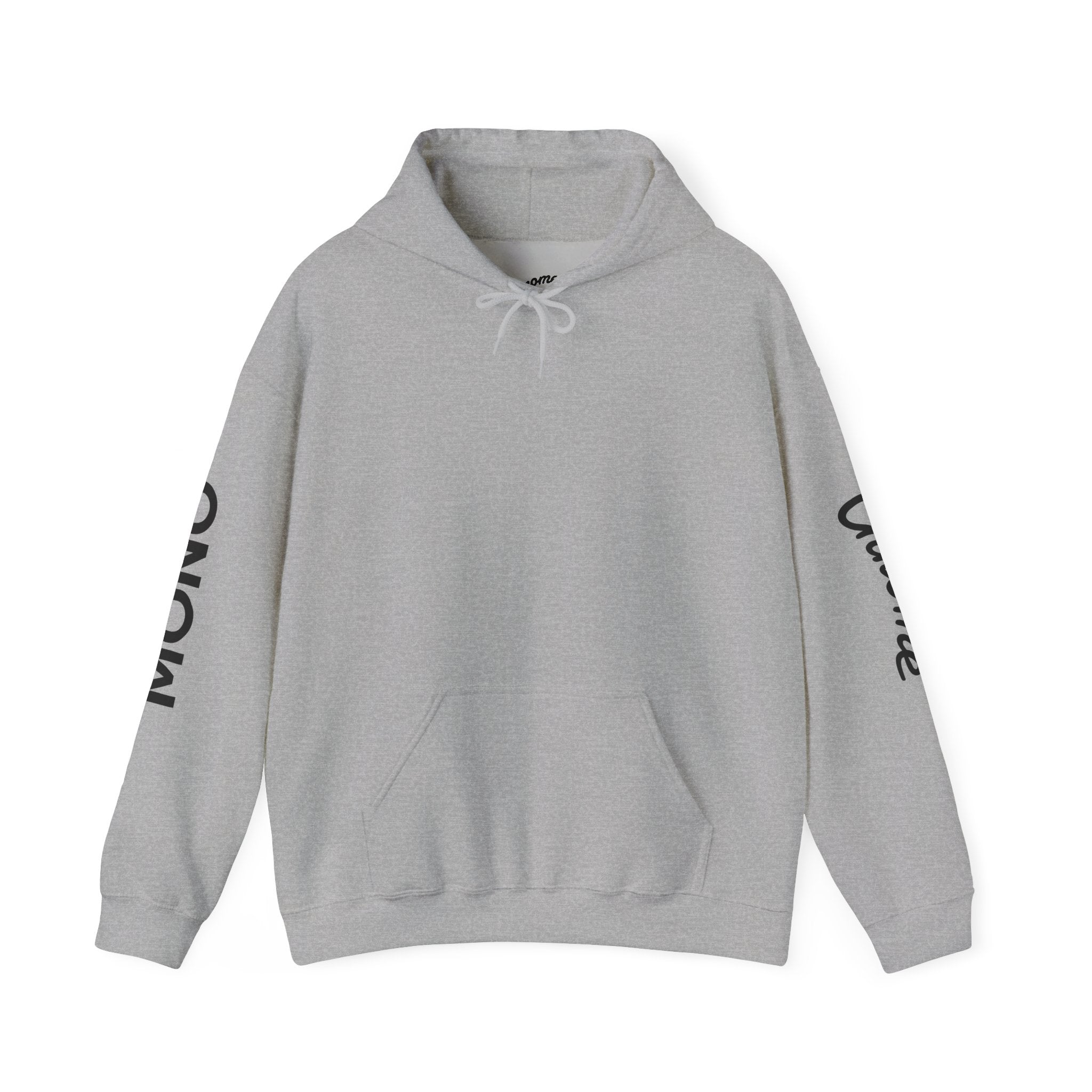 Hoodie — Minimal 'Chrome Mono' Logo Pullover