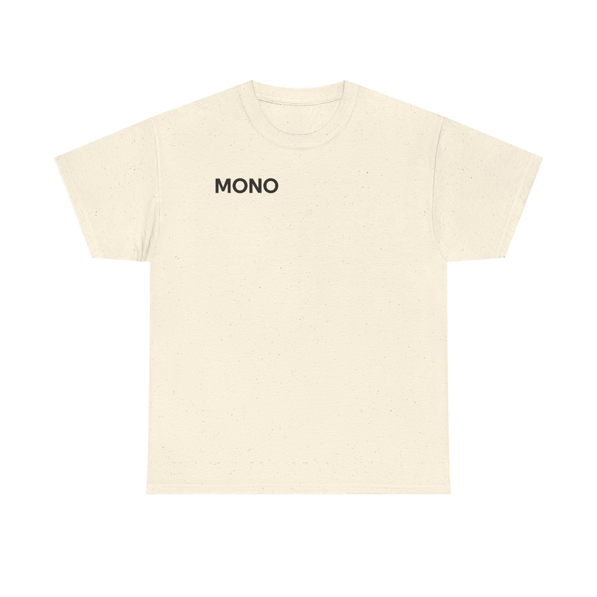 Mono Minimalist Graphic Tee — Small Chest Logo T‑Shirt