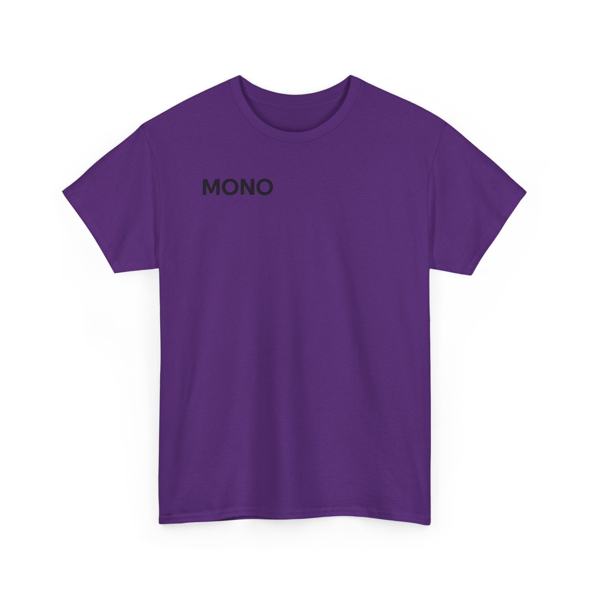 Mono Minimalist Graphic Tee — Small Chest Logo T‑Shirt