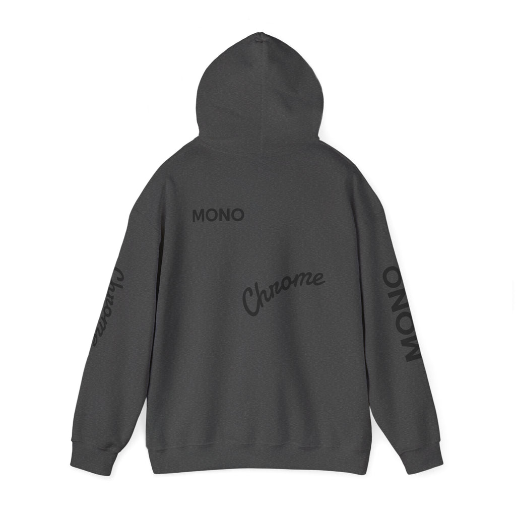 Hoodie — Minimal 'Chrome Mono' Logo Pullover
